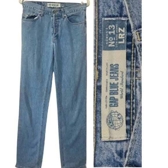 GAP vintage EUC size 6 long button fly low rise straight leg denim jeans - Picture 1 of 11